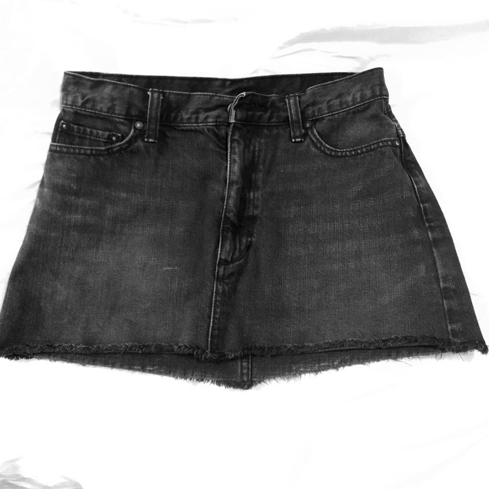 Free People Teagan Denim Mini Skirt 🖤⚡️